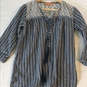 Breezy Boho Cotton Oliphant shirt NWOT